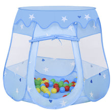 Load image into Gallery viewer, Kids Princess Play Tent Playhouse w/ 100 Ocean Balls-Blue