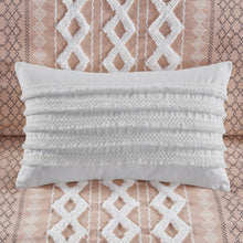 Load image into Gallery viewer, Olliix Daria 100% Cotton Oblong Pillow With Tassels By INK+IVY II30-1086