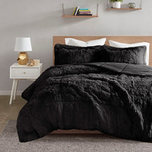 Load image into Gallery viewer, Malea Shaggy Faux Fur Comforter Set Full/Queen ID10-1921 By Olliix