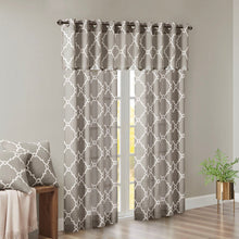 Load image into Gallery viewer, Madison Park Fretwork Print Window Curtain -63" Panel MP40-1280 By Olliix