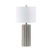 Load image into Gallery viewer, Glendale Ceramic Ribbed Table Lamp 26" - MT153-0051