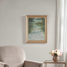 Load image into Gallery viewer, Martha Stewart Estuary Framed Glass Wall Art MT95G-0030 By Olliix