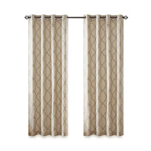 Load image into Gallery viewer, Madison Park Fretwork Print Window Curtain -63" Panel MP40-1279 By Olliix