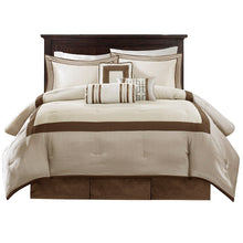 Load image into Gallery viewer, Olliix Genevieve 100% Polyester Solid 7Pcs Comforter Set By Madison Park MP10-6568