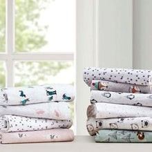 Load image into Gallery viewer, Intelligent Design Cozy Soft 100% Cotton Flannel Pigment Printed Sheet Set ID20-1758 By Olliix