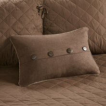 Load image into Gallery viewer, Madison Park Boone 100% Polyester 6Pcs Day Bed Cover- Brown MP13-6572 By Olliix