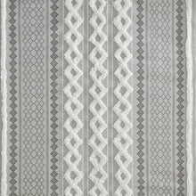 Load image into Gallery viewer, Imani Cotton Printed Shower Curtain With Chenille Stripe II70-1123 By Olliix