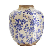 Load image into Gallery viewer, 8.5" Nautical Ceramic Decorative Vase