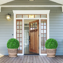 Load image into Gallery viewer, 2 PCS Holly Artificial Topiary Balls 19.5 Inch Faux Boxwood Balls