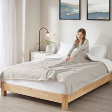 Load image into Gallery viewer, Fleece To Sherpa Heated Blanket - Twin ST54-0110 By Olliix
