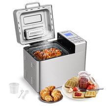 Load image into Gallery viewer, 2 LB Stainless Steel Automatic Bread Maker Programmable Bread Machine
