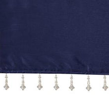 Load image into Gallery viewer, Madison Park Emilia 100% Polyester Lightweight Faux Silk Valance With Beads MP41-6320 By Olliix