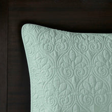 Load image into Gallery viewer, Olliix Quebec 100% Polyester Solid Reversible Bedspread Set By Madison Park MP13-6445