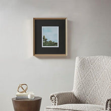 Load image into Gallery viewer, Martha Stewart Across The Plains 1 Framed Glass Wall Art Double Mat MT95G-0029 By Olliix