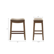 Load image into Gallery viewer, Madison Park Belfast Saddle Counter Stool Fur101-0037