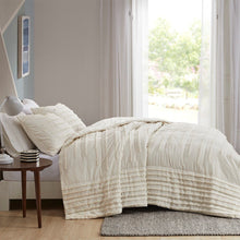 Load image into Gallery viewer, Urban Habitat Mercer 100% Cotton Coverlet Set - Full/Queen - Ivory UH13-2321 By Olliix