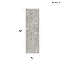 Load image into Gallery viewer, Laurel Branches Carved Wood Panel Wall Décor MP95B-0274