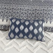 Load image into Gallery viewer, INK+IVY Mila 100% Cotton Printed Duvet Cover Set W/ Chenille II12-1064 By Olliix