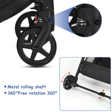 Load image into Gallery viewer, Foldable Lightweight Baby Travel Stroller for Airplane-Gray