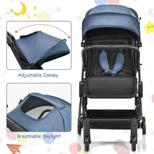 Load image into Gallery viewer, Foldable Lightweight Baby Travel Stroller for Airplane-Gray