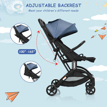 Load image into Gallery viewer, Foldable Lightweight Baby Travel Stroller for Airplane-Gray