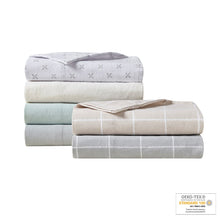 Load image into Gallery viewer, Oversized Flannel Cotton 4 Piece Sheet Set QueenBR20-1849 By Olliix