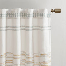 Load image into Gallery viewer, Nea Cotton Printed Window Panel With Tassel Trim And Lining II40-1184 By Olliix