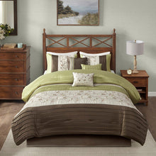 Load image into Gallery viewer, Madison Park Embroidered 7 Piece Comforter Set - Cal King MP10-638 By Olliix