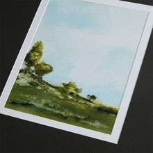 Load image into Gallery viewer, Martha Stewart Across The Plains 1 Framed Glass Wall Art Double Mat MT95G-0029 By Olliix
