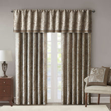 Load image into Gallery viewer, Madison Park Aubrey Jacquard Window Valance -50X18" MP41-1456 By Olliix