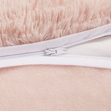 Load image into Gallery viewer, Malea Shaggy Fur Duvet Cover Set King ID12-1931 By Olliix