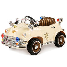 Load image into Gallery viewer, 12V Battery Powered Classic Remote Control Kids Riding Car-Beige