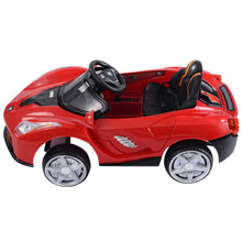Load image into Gallery viewer, 12V RC LED Lights Battery Powered Kids Riding Car-Red