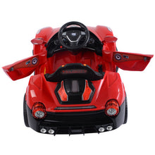 Load image into Gallery viewer, 12V RC LED Lights Battery Powered Kids Riding Car-Red
