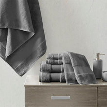 Load image into Gallery viewer, Madison Park Signature Turkish Cotton 6 Piece Bath Towel Set MPS73-454 By Olliix