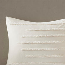 Load image into Gallery viewer, Urban Habitat Mercer 100% Cotton Comforter Set - King/Cal King - Ivory UH10-2318 By Olliix