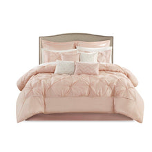 Load image into Gallery viewer, Madison Park Essentials Joella 100% Polyester Tufted 24Pcs Comforter Set - Cal King - Blush MPE10-811 By Olliix
