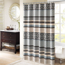 Load image into Gallery viewer, Madison Park Princeton Jacquard Shower Curtain -72X72" MP70-3039 By Olliix