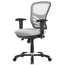 Load image into Gallery viewer, Ergonomic Mesh Office Chair with Adjustable Back Height and Armrests-Gray