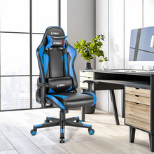 Load image into Gallery viewer, Gaming Chair Adjustable Swivel Racing Style Computer Office Chair-Blue