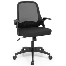Load image into Gallery viewer, Adjustable Mesh Office Chair Rolling Computer Desk Chair with Flip-up Armrest-Black
