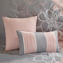 Load image into Gallery viewer, Olliix Lola 100% Cotton Sateen Printed 6 Piece Comforter Set By Madison Park MP10-6832