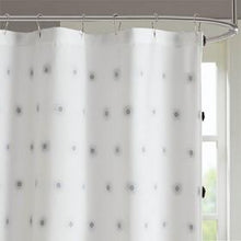 Load image into Gallery viewer, Madison Park Sophie 100% Polyester Clip Shower Curtain MP70-6597 By Olliix