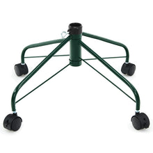 Load image into Gallery viewer, Metal Christmas Tree Stand with Rolling Wheels For Tree Up to 7/9 Ft Tall-7'