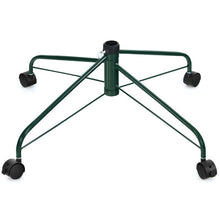 Load image into Gallery viewer, Metal Christmas Tree Stand with Rolling Wheels For Tree Up to 7/9 Ft Tall-9'