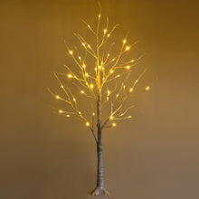 Load image into Gallery viewer, Pre-lit White Twig Birch Tree for Christmas Holiday with LED Lights-4 ft
