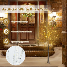 Load image into Gallery viewer, Pre-lit White Twig Birch Tree for Christmas Holiday with LED Lights-4 ft