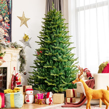 Load image into Gallery viewer, Pre-lit Artificial Hinged Christmas Tree with APP Controlled LED Lights-8 ft