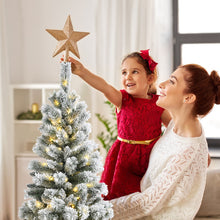 Load image into Gallery viewer, Pre-Lit Hinged Christmas Tree with Remote Control Lights-6'