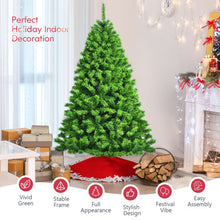 Load image into Gallery viewer, Snow Flocked Artificial Christmas Tree with Metal Stand-6.5'